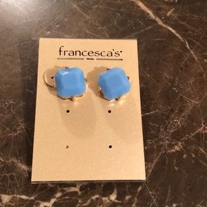 Blue Stud Earrings